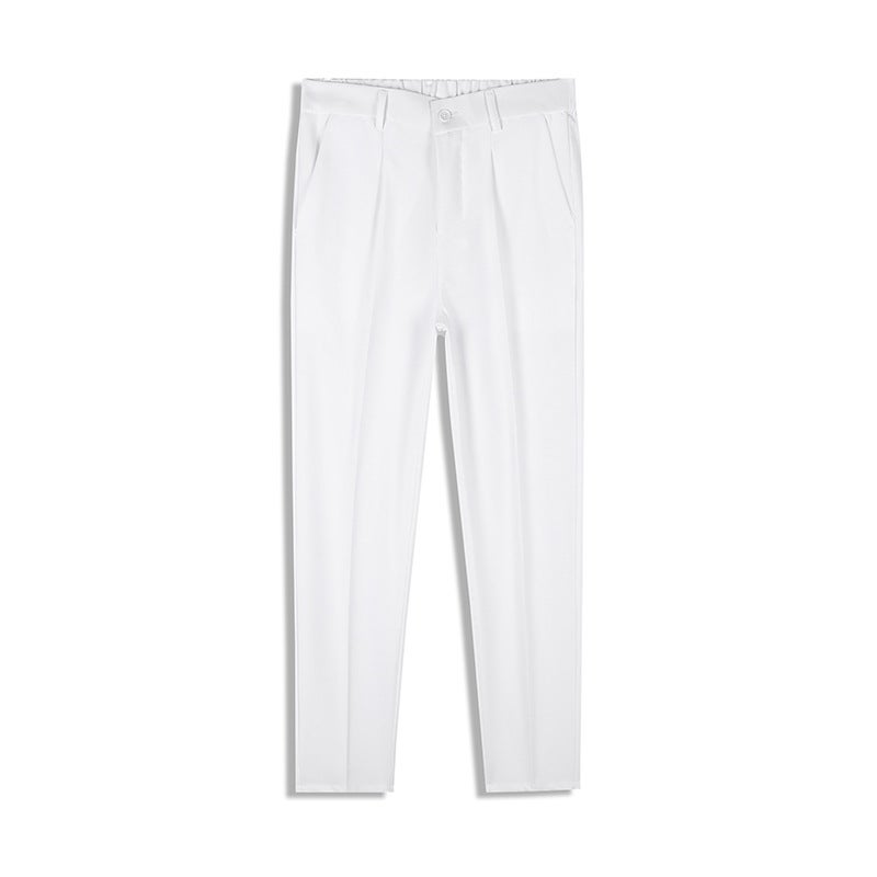 2025 Summer Retro Thin Men'S Versatile Loose Formal Suit Pants Stylish Casual Neutral Straight Long Trousers - Image 1