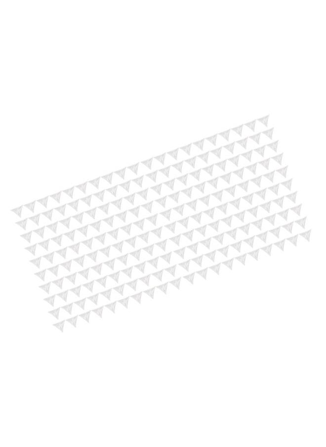 Thoraya 200pcs Inside Corner Dust Guards Clear Triangular Anti Collision Dust Proof Table Corner Guards for Stairs Closets Cabinets Drawers  - Image 2