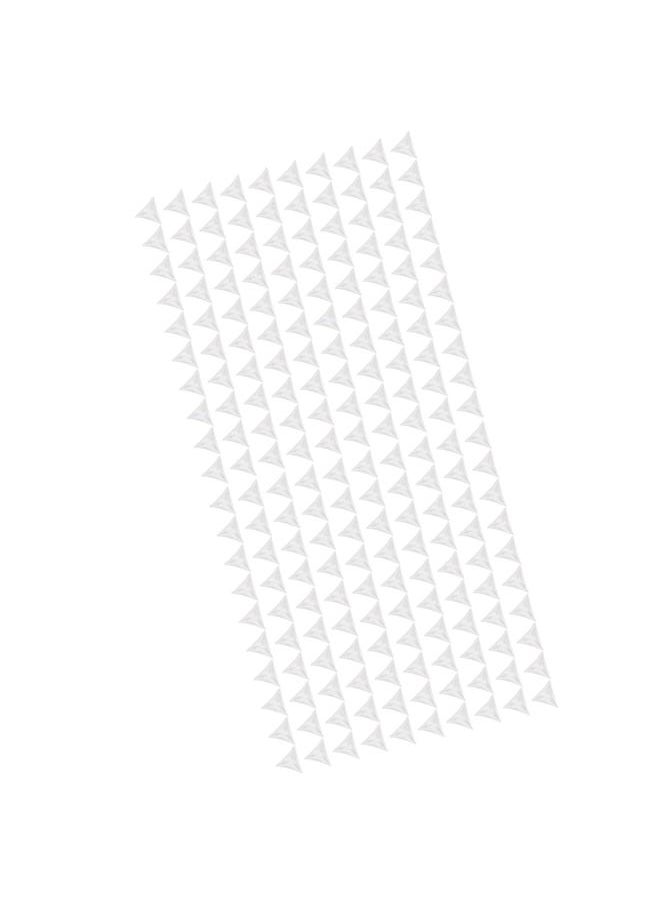 Thoraya 200pcs Inside Corner Dust Guards Clear Triangular Anti Collision Dust Proof Table Corner Guards for Stairs Closets Cabinets Drawers  - Image 3