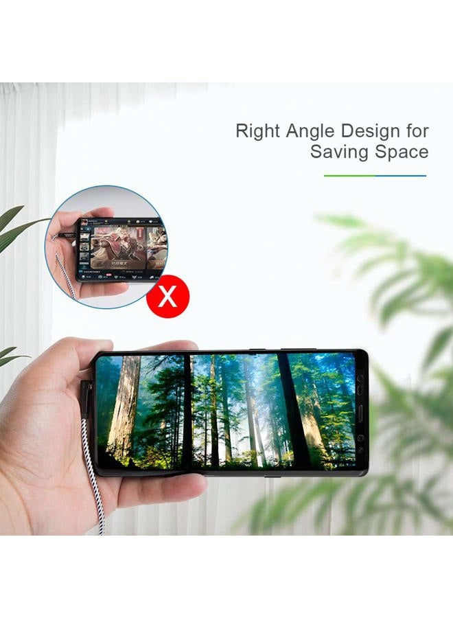 CableCreation Headphone Extension Cable, 90 Degree TRRS 3.5mm Male to Female Audio Extension Cable 4-Conductor(Microphone Compatible), 3 Feet - Image 3