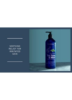 NEW YORK BIOLOGY THE ULTIMATE COSMECEUTICALS New York Biology Tea Tree Mint Body Wash for Men and Women - Moisturizing Body Wash Helps Fight Athletes Foot, Itchy Skin, Jock Itch, Toenail Fungus, Ringworm, Body Odor, Acne and Eczema - 16.9 Fl Oz  - Image 4