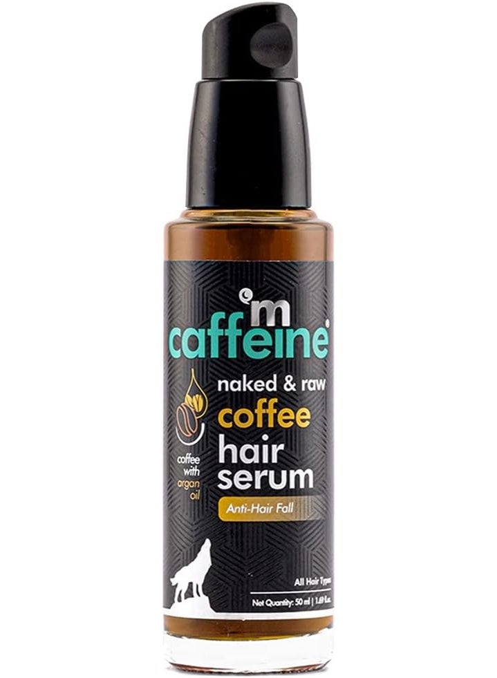 MCaffeine Hair Serum for Hair Fall Control for Men & Women | Lightweight & Non Sticky Serum with Walnut Oil & Argan Oil | SLS & Paraben Free - 50ml - Image 1