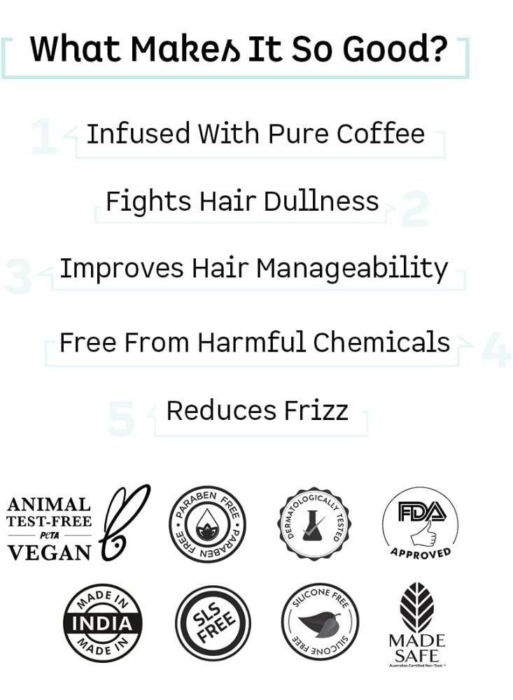 MCaffeine Hair Serum for Hair Fall Control for Men & Women | Lightweight & Non Sticky Serum with Walnut Oil & Argan Oil | SLS & Paraben Free - 50ml - Image 5