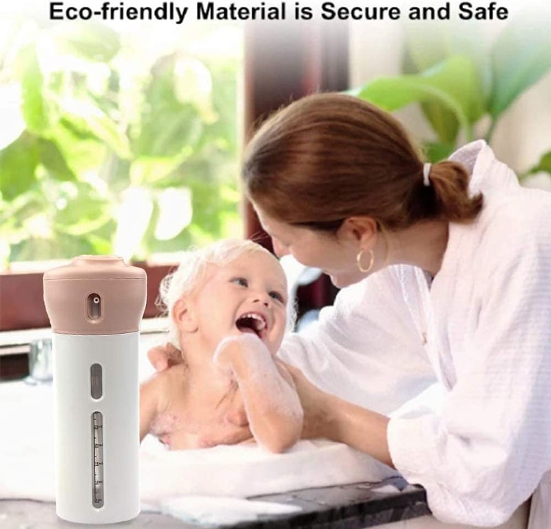 Fariox Travel Cosmetic Bottle Travel SubBottle 4 in 1 Lotion Dispenser Rotatable Cosmetic Dispenser Toiletry Container Empty Pump Makeup Bottle Refillable Travel Size Bottles - Image 5