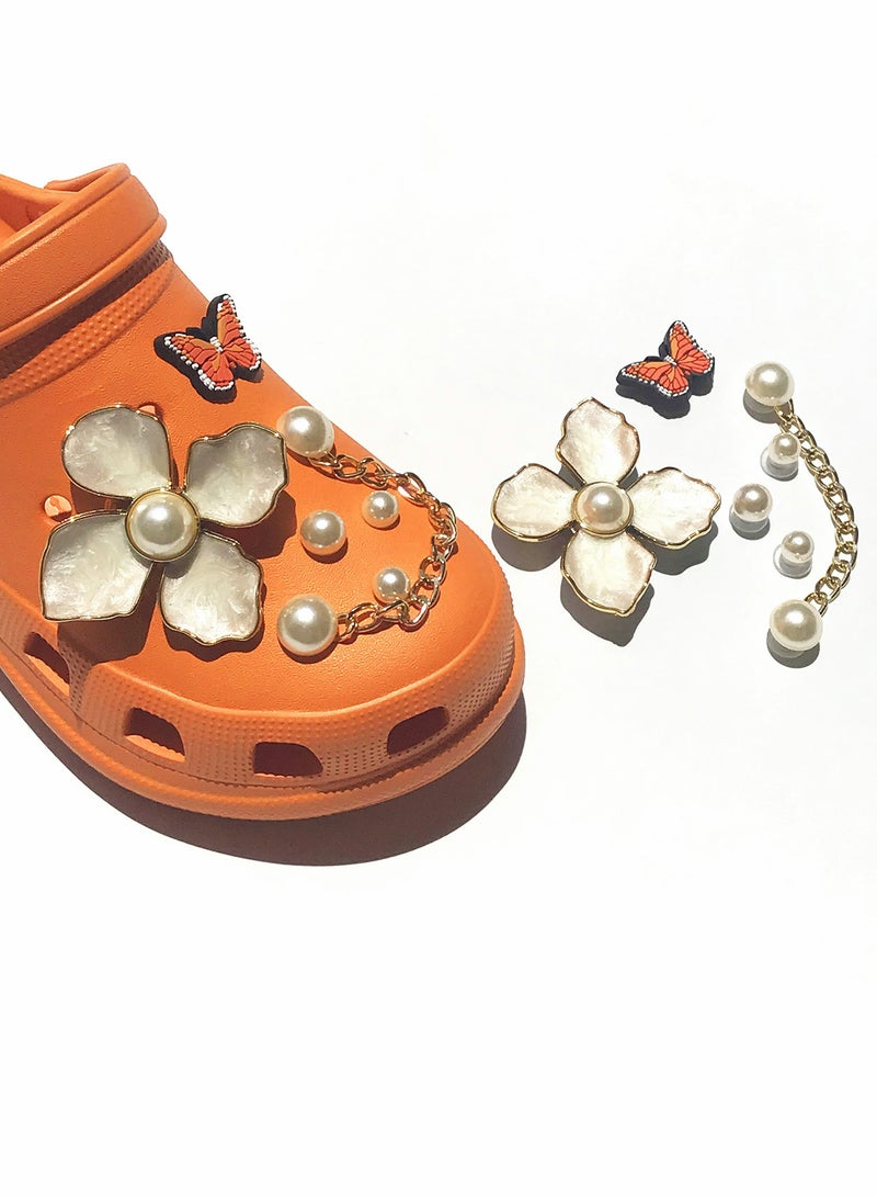 KASTWAVE Shoe Decoration Charms Crocs Accessories for Shoes Shoe Charms ​PVC Crystal Sparkly Bracelet Wristband for Women Girl Nurse Buckle Party Favors Birthday Gifts - Image 1