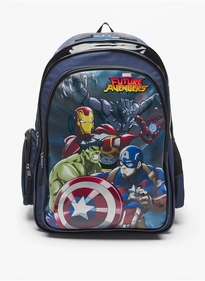 مارفل Avengers Print Backpack with Adjustable Shoulder Straps - 46x34x23 cm