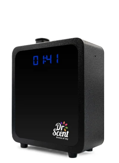 Dr Scent Essential Oil Diffuser Machine Medium (Black) - Supporting Mobile App