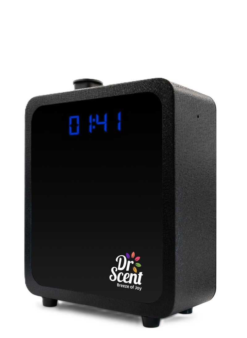 Dr Scent Essential Oil Diffuser Machine Medium (Black) - Supporting Mobile App  - Image 1