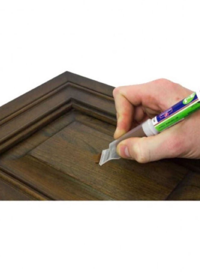 Mohawk Finishing Products Mohawk 3 in 1 Repair Stik Brown M319 3013B, All in One Solution for Wood and Furniture Scratches, Touch Up Marker Pen, Wood Filler Putty, Levelling Cap - Image 2