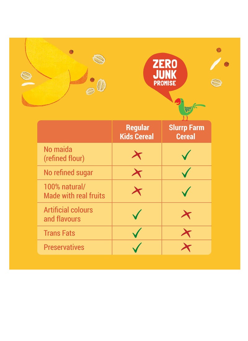 Slurrp Farm Slurrp Farm Mildly Sweetened with Date Powder  No Added Sugar Instant Cereal  Ragi  Rice and Mango with Milk No Preservatives No Salt  Made with Multigrain Millets 200g  - Image 2