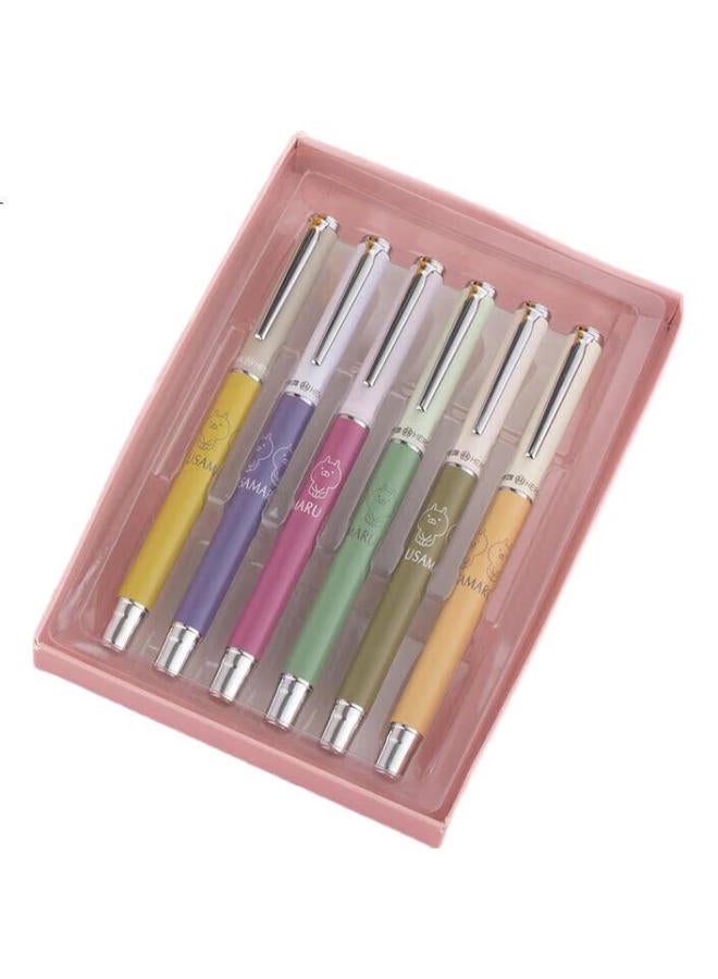 Hero 【Back To School Essential】Hero Cartoon Student Fountain Pen Set For Grade 3 Posture Practice And Daily Writing, Female Style, 6 Pieces (Random Colors) - Image 2