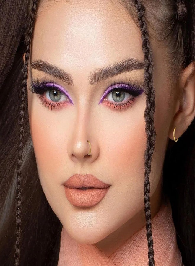 ONESING 10Pcs Gold Nose Ring Hoop 20G Clicker Nose Hoops Hypoallergenic Stainless Steel Nose Piercings Jewelry Gold Nose Jewelry Septum Helix Cartilage Lip Body Piercings for Women Men 7mm 8mm 9mm 10mm 12mm - Image 5