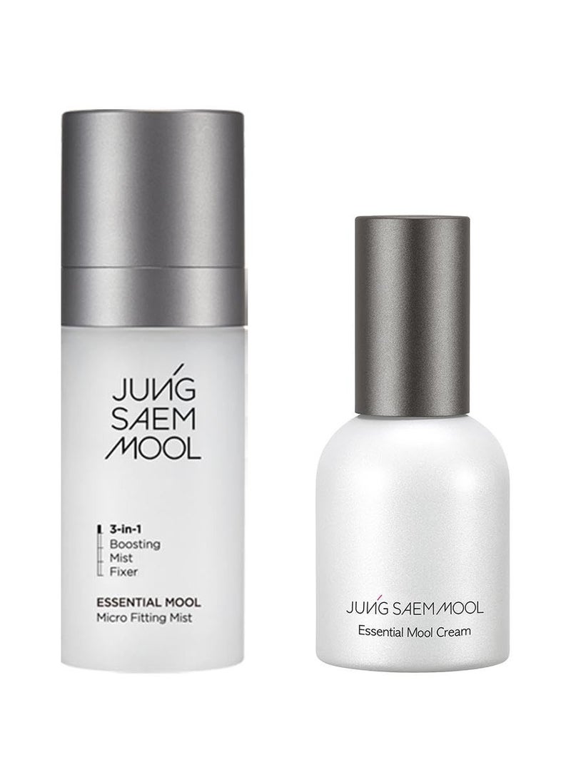 JUNG SAEM MOOL - [JUNGSAEMMOOL OFFICIAL] Essential Mool Cream 1 oz + Essential Mool Micro Fitting Face Mist 55ml - Image 1