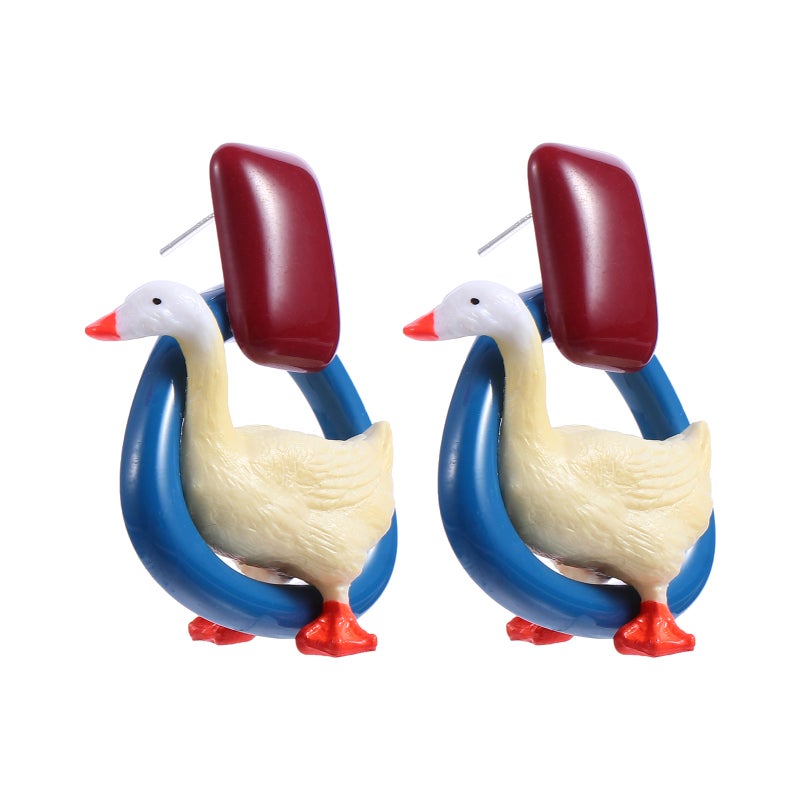 2 Pairs Cartoon Shape Earring Adorable Party Women Ear Jewelry (As Shown) - Image 2