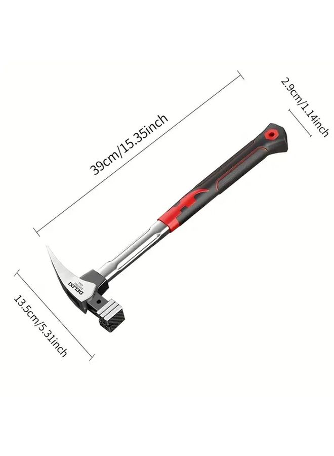 Right Angle Square Head 10OZ Heavy Duty Claw Hammer Non Slip Grip Multifunctional - Image 3