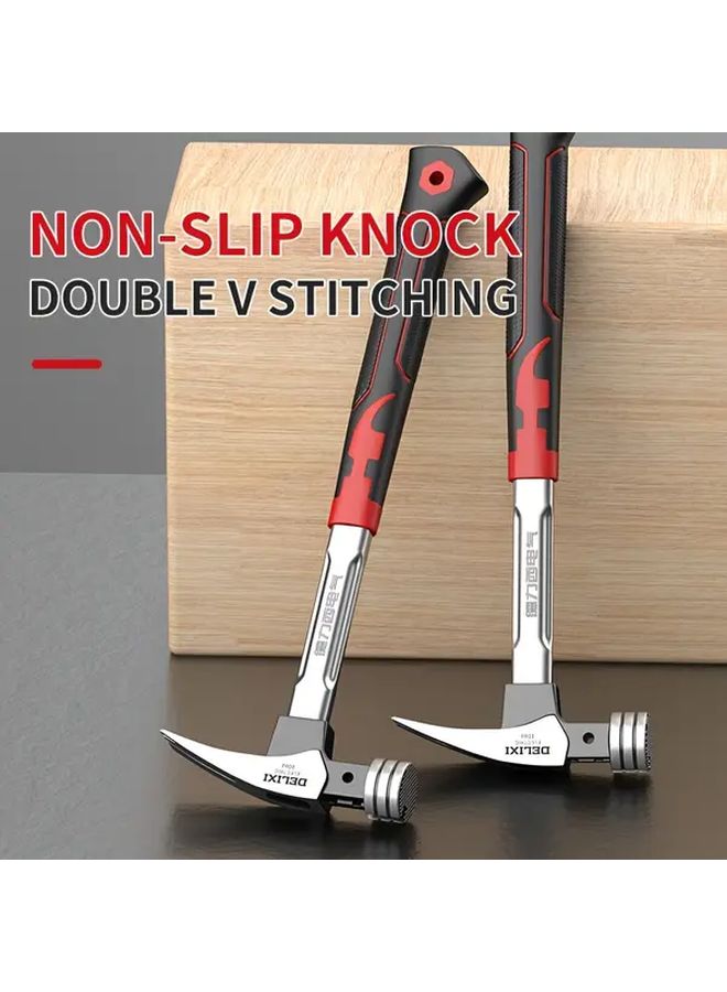 Right Angle Square Head 10OZ Heavy Duty Claw Hammer Non Slip Grip Multifunctional - Image 1
