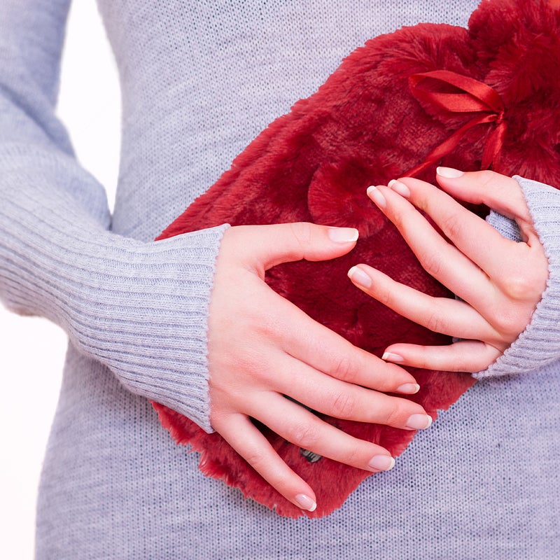 Biggdesign 2L Large Hot Water Bag with Soft Plush Cover, Cold & Hot Compress, Washable Hot Water Bag for Cramps, Neck and Back Pain, Feet and Shoulders, Red - Image 5