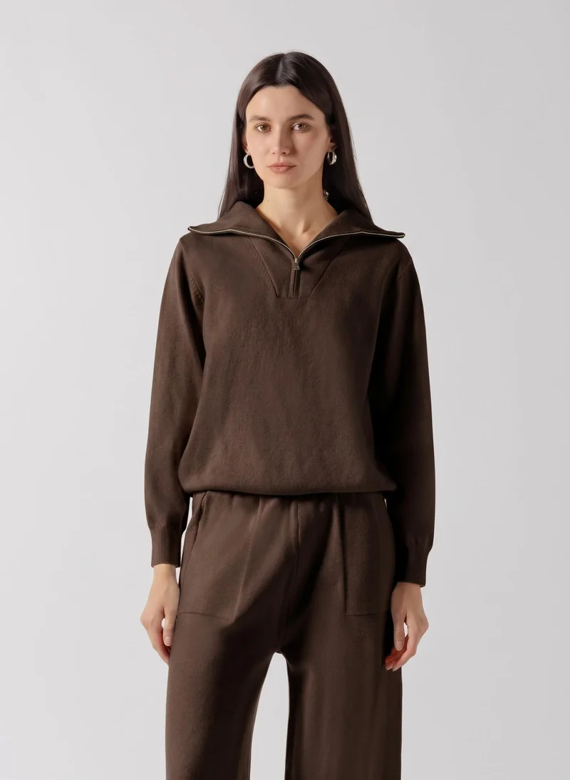 شايبس CASHMERE BLEND QUARTER ZIP SET