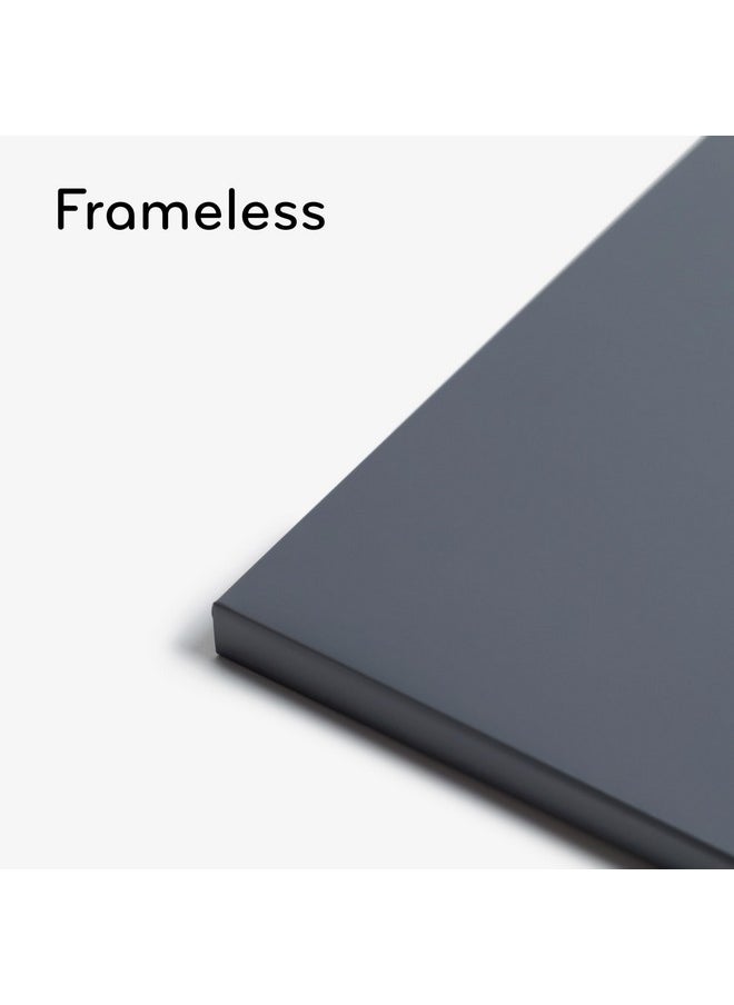 U Brands - Magnetic Chalkboard, 14"X14", Frameless, Premium Matte Surface, Includes Marker And Magnet - Image 1