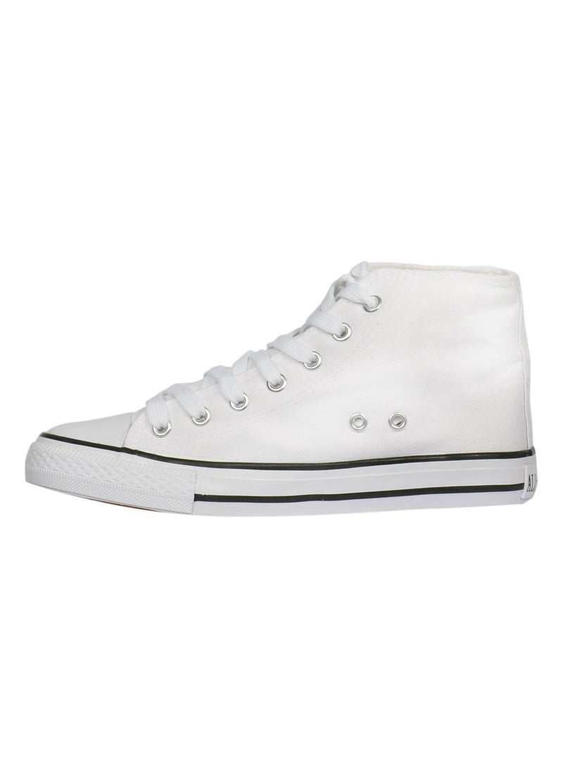 Fashion Sport Ladies Shoes High top White  - Image 4