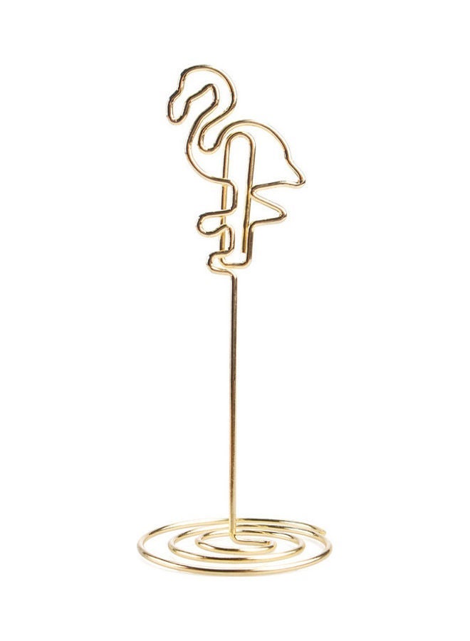 NIBEMINENT 6-Piece Place Card Holders Gold - Image 2