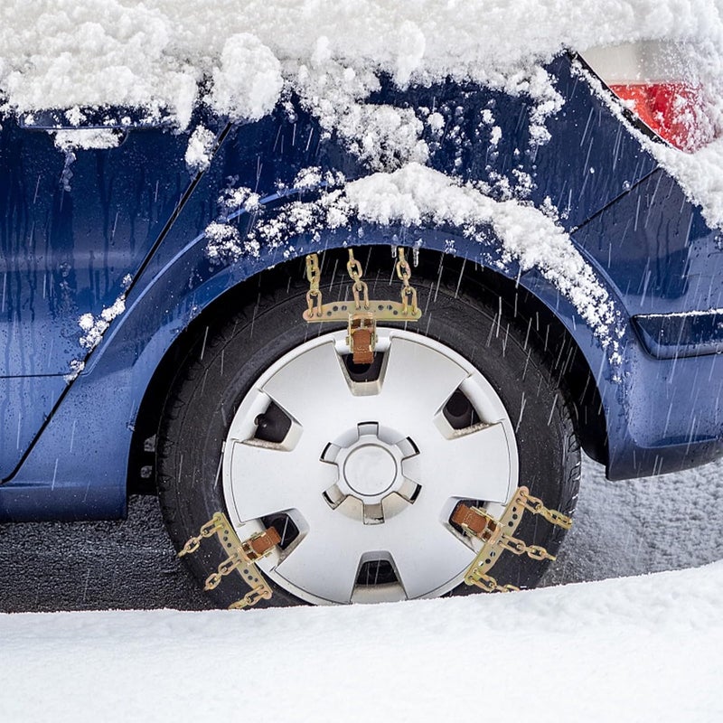 Garneck Car Anti-skid Tire Chain Universal Fit Suv Snow Chain Auto Wheel for Winter Driving Off-road Vehicles One Piece - Image 4