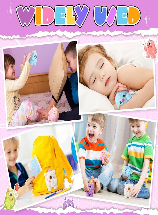 Aoriher 15 Pcs Halloween Plush Toys Bulk Halloween Stuffed Toys 4 Inches Small Devil Plush Keychain Party Favors Mini Stuffed Animals for Kids Birthday Party Favors Classroom Prizes, 5 Styles - Image 5