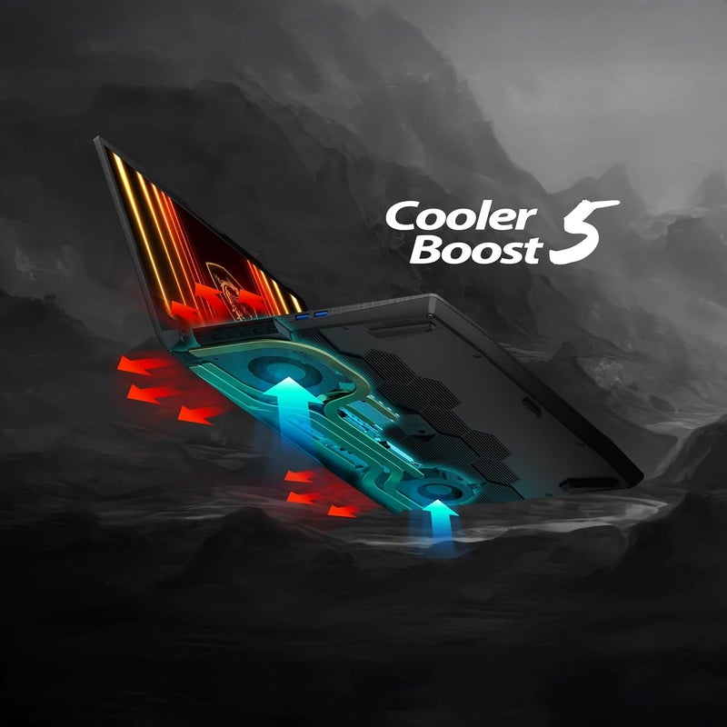 MSI Katana 15 HX Gaming Laptop, Intel Core i7-14650HX, 15.6 Inch 165Hz QHD , 64GB RAM, 1TB SSD, NVIDIA RTX 5070 8GB, Win 11  Home, English,   Black english Black - Image 5