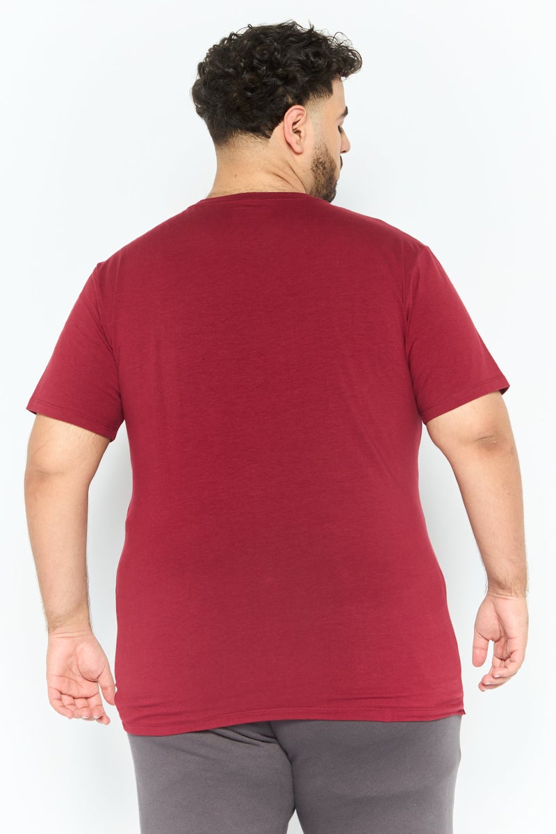 Scuderia Ferrari Men Sportswear Fit Short Sleeves Outdoor T-shirt, Maroon - Image 2