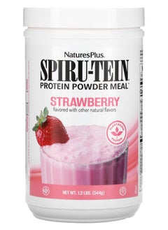 NaturesPlus Spiru-Tein Protein Powder Meal Strawberry 1.2 lbs (544 g) 