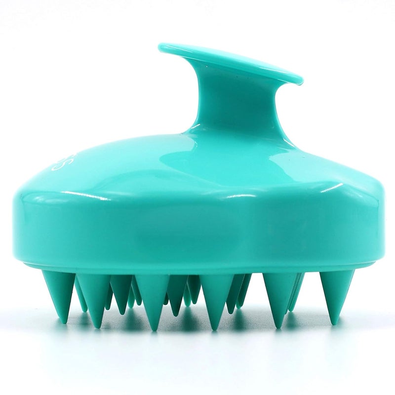 ROSS Hair Scalp Massager Shampoo Brush with Soft Silicone Bristles for Manual Head Massager, Green - Image 1