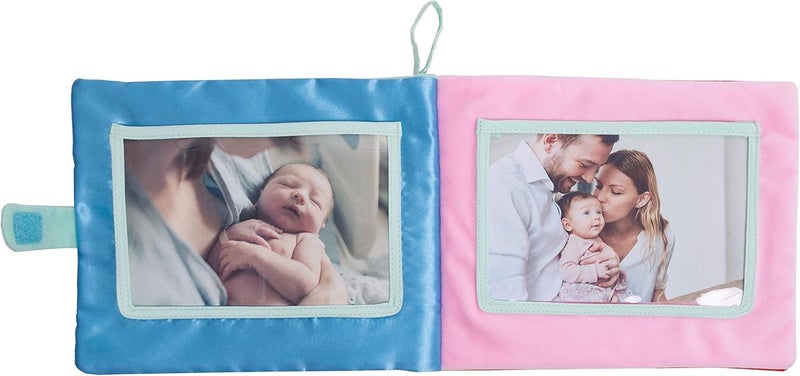 Pear Head Plush Photo Album, Baby Shower Registry Addition, Gender Neutral Baby Toy, 8.75x6.25x0.75 Inch - Image 2