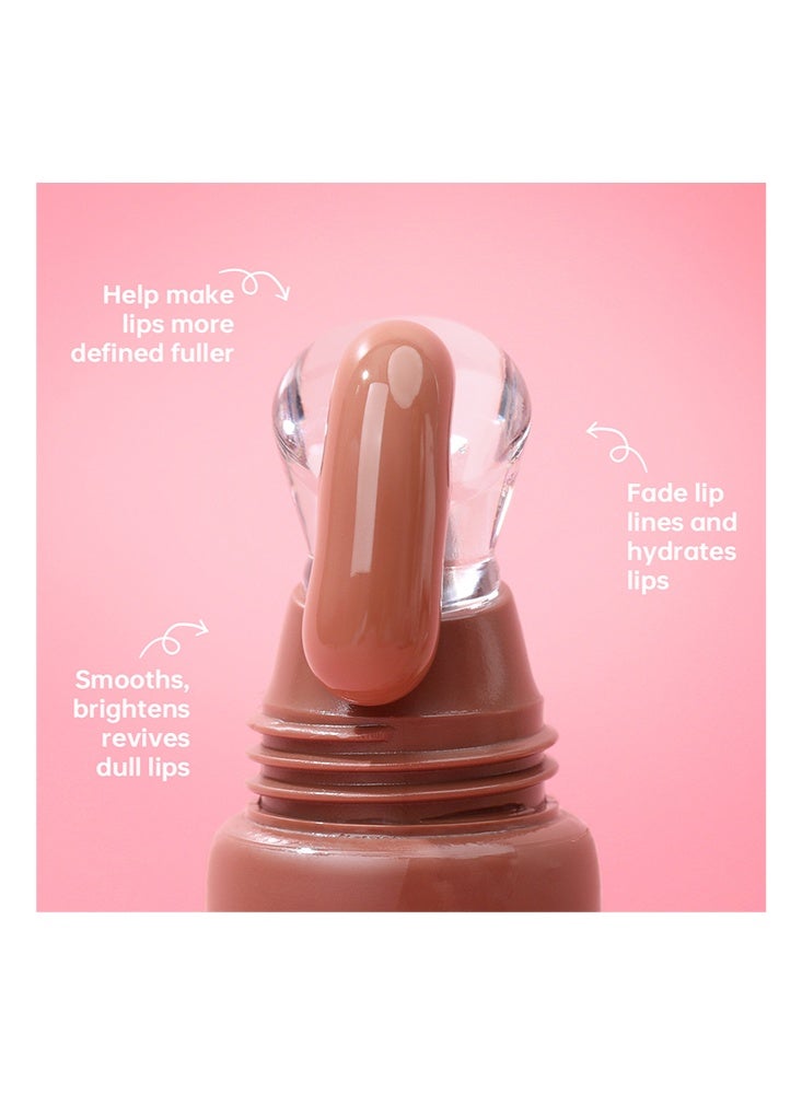 Febble Hydration Lip Butter Balm - Moisturizing Lip Balm Nourishing Lip Care Butter Instantly Locks in Moisture for Pillow-Soft Lips with Shea Butter, for Glowy, Dewy, Plumped Lips #09 Cappuccino - Image 3