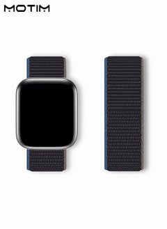 Motim Apple Watch Braided Loop Band 49 mm 45 mm 44 mm 42 mm, Adjustable Nylon Sport Strap Replacement Band Women Men for iWatch Ultra/SE Series 10/9/8/7/6/5/4/3/2/1  - Image 1