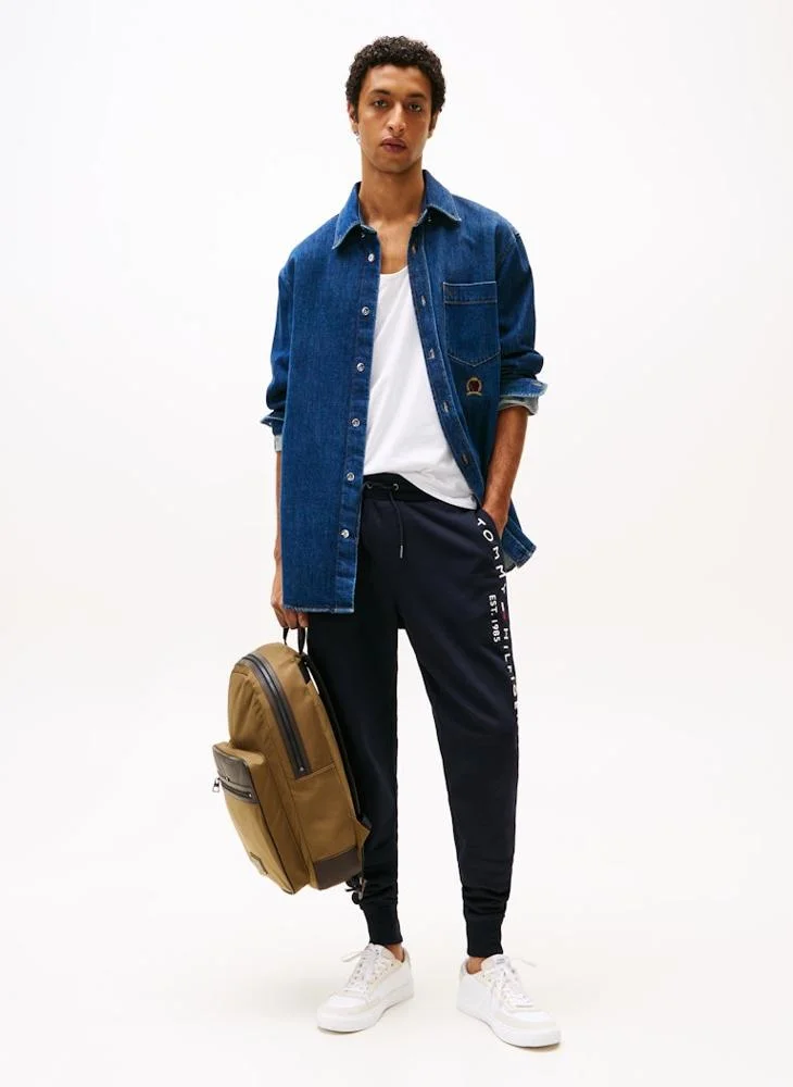 TOMMY HILFIGER Logo Cuffed Sweatpants