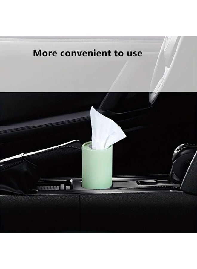 Green Morandi Car Tissue Tubes 40pcs 3 Ply Dispenser Friendly for Car Store - Image 5