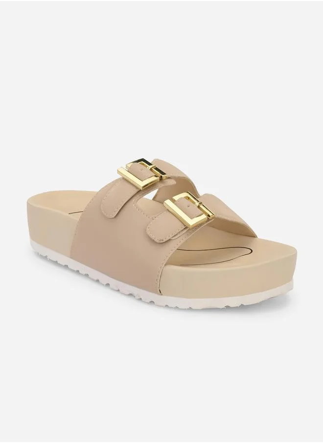 Fresh Feet Buckle Detail Michelle Orthopedic Sandals