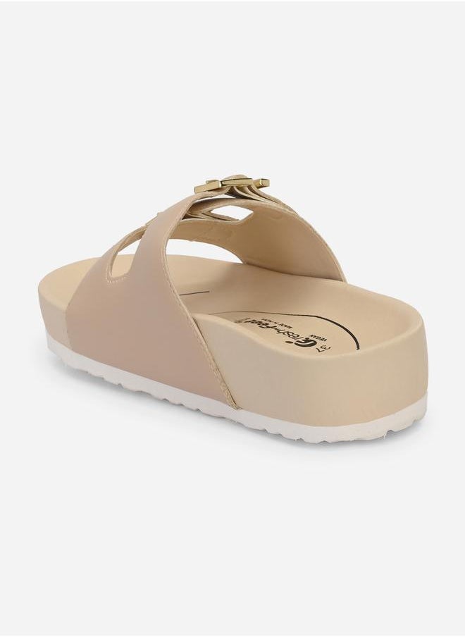 Fresh Feet Buckle Detail Michelle Orthopedic Sandals  - Image 4