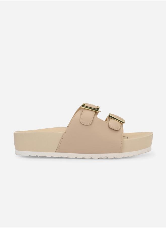 Fresh Feet Buckle Detail Michelle Orthopedic Sandals  - Image 3