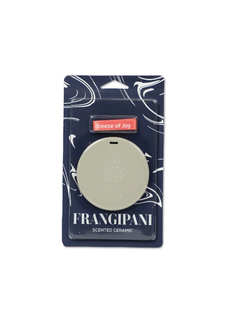Dr Scent Ceramic Fragrance with Hanging Yarn, Luxurious and Delicate Lasting Home Fragrance (Frangipini) – Perfumed ceramic, Best Air Freshener for Drawer, Closet & for car