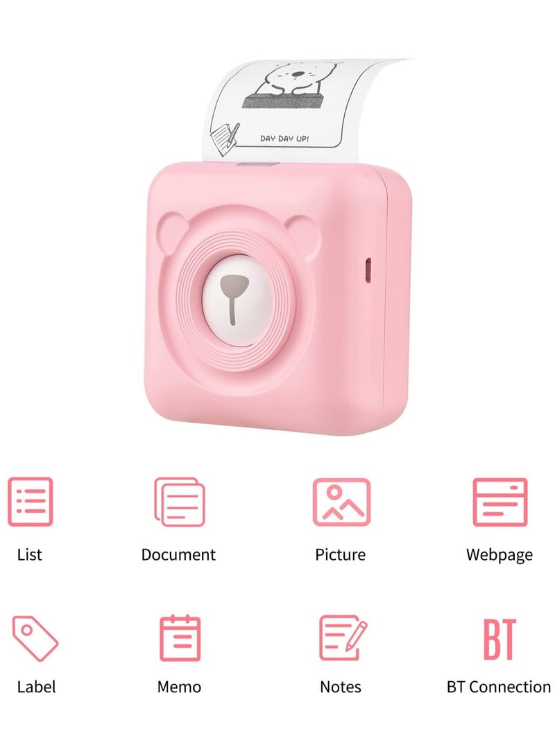 بيري بيدج طابعة حرارية صورة ملصقة مذكرة ورق إيصال + 6 بكرات لاصقة ورق 5730 مم - Image 2