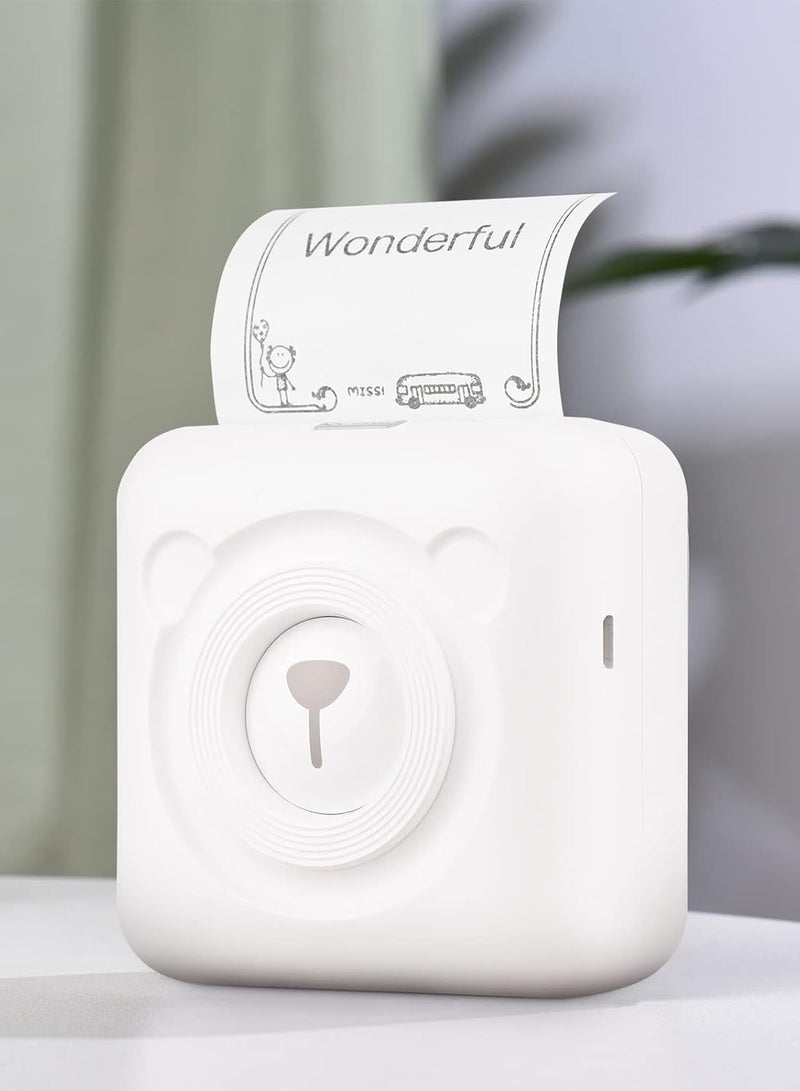 بيري بيدج طابعة حرارية صورة ملصقة مذكرة ورق إيصال + 6 بكرات لاصقة ورق 5730 مم - Image 4