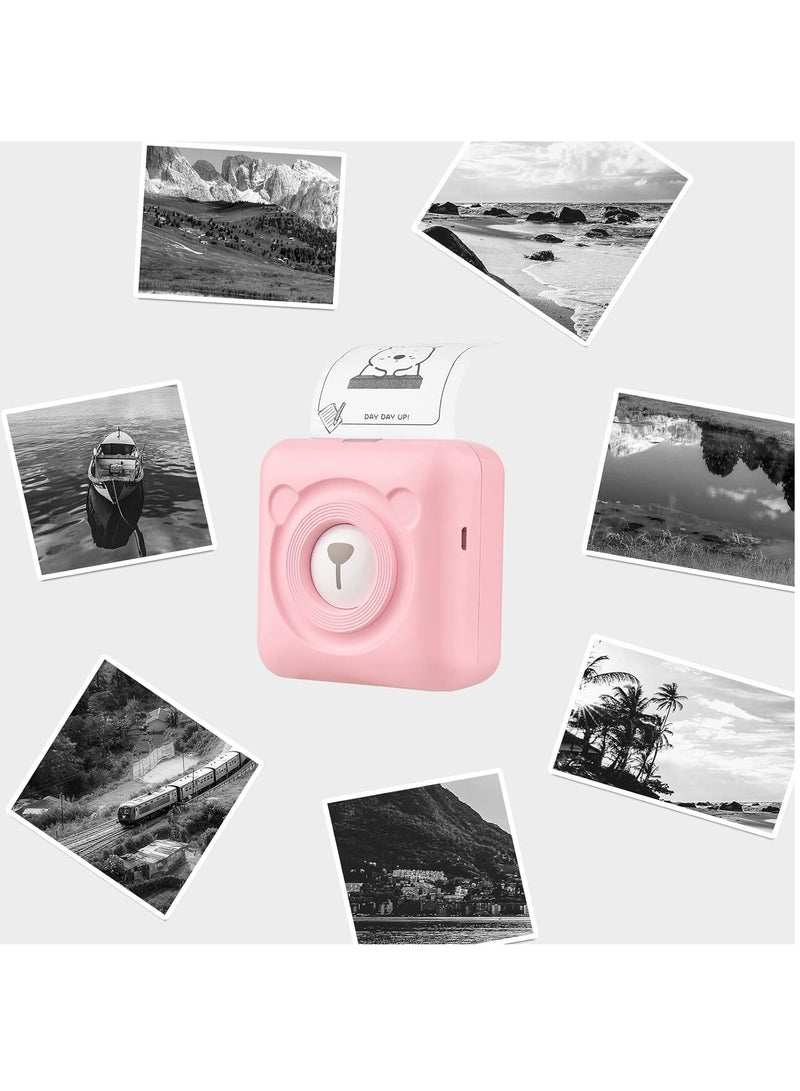 بيري بيدج طابعة حرارية صورة ملصقة مذكرة ورق إيصال + 6 بكرات لاصقة ورق 5730 مم - Image 5