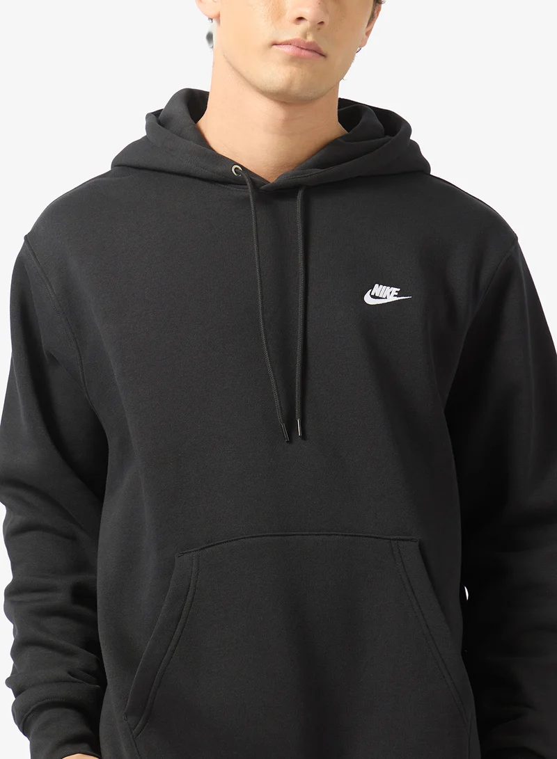 Nike Club Brushed Pullover Hoodie