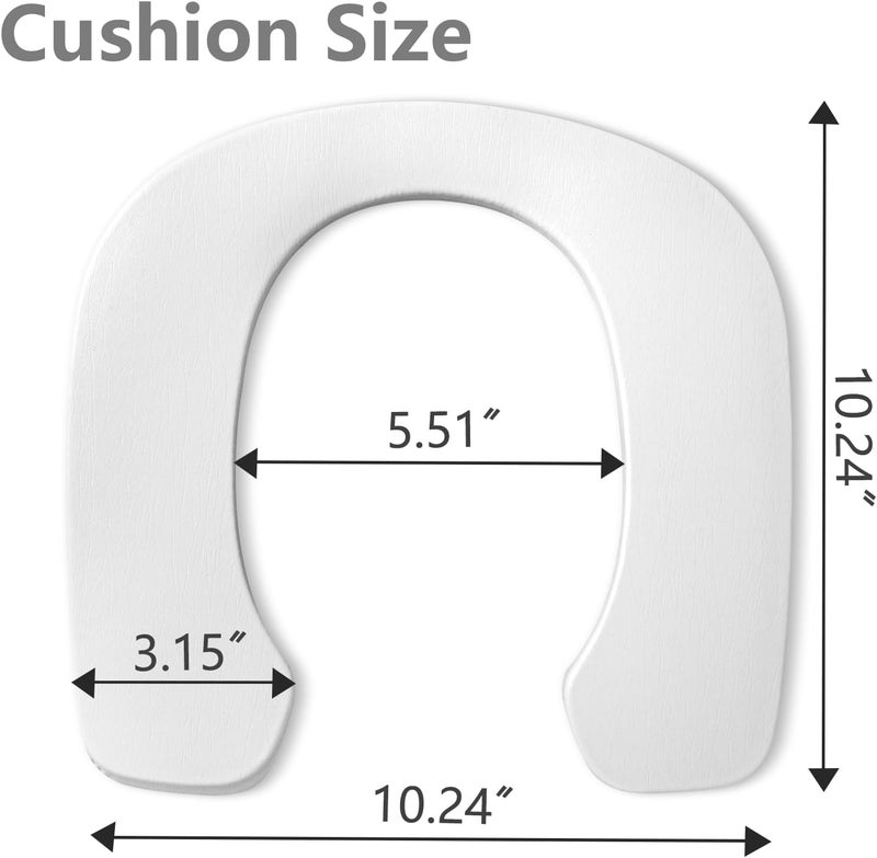 Primlect Replacement Potty Training Seat Cushion Soft AntiCold Padded for Girls Boys Toddler Comfortable Easy to Clean - Image 2