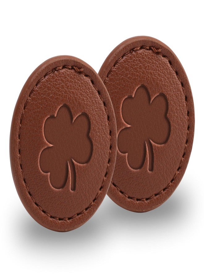 CybGene Irish Gifts for Men Golf Ball Markers (Tan, Set of 2), Irish Leather Golf Markers Golf Accessories, Birthday, Christmas - Image 1