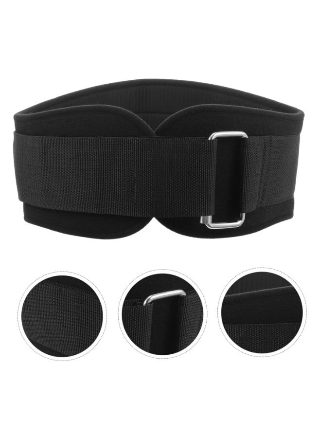 FAYET Adjustable Lightweight Self-Locking Weightlifting Belt, Breathable EVA Nylon Back Support for Powerlifting and Gym Training - Image 3
