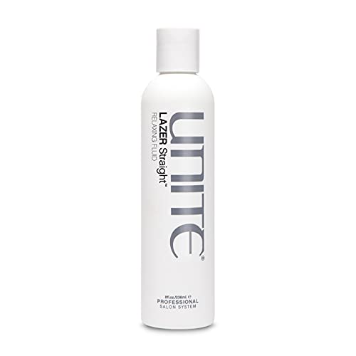 UNITE Hair â€“ LAZER Straight Relaxing Fluid â€“ Anti-Humidity Styling Fluid to Smooth, Straighten & Control Frizz â€“ Thermal Protection â€“ 8 Fl Oz - Image 1
