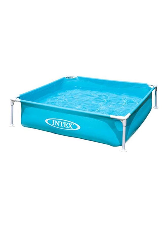 INTEX Foldable Mini Rectangular Frame Portable Pool 16.5x15.2x62.9inch - Image 1