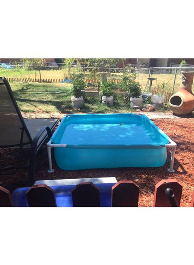 INTEX Foldable Mini Rectangular Frame Portable Pool 16.5x15.2x62.9inch - Image 4